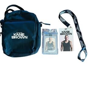 Kane Brown In The Air Tour VIP Bag And Signed Baseball Card New Never Opened